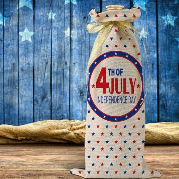 🎇Set Of 2 Independence Day Wine Bottle Cover🎇 - Picture 4 of 7